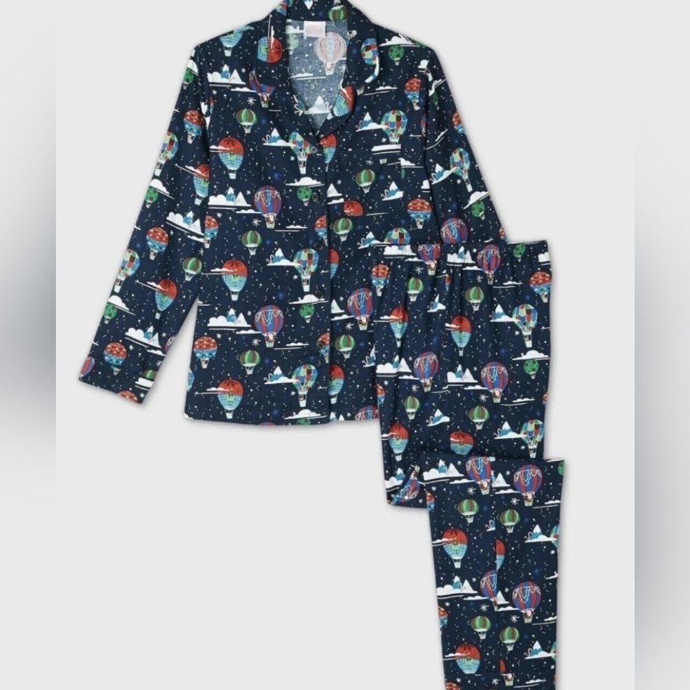 MENS Pajamas - Hot Air Balloon Print
